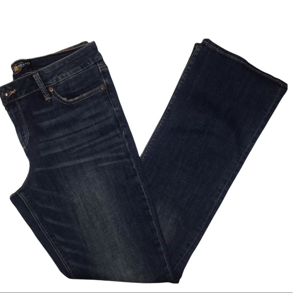* SOLD * Lucky Brand Lolita Bootcut Mid-rise Curvy Jeans Long - 14/32 L - Picture 4 of 12